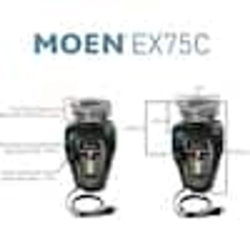 Moen Host Series 34 Hp Continuous Feed Space Saving Garbage Disposal With Sound Reduction And 0565