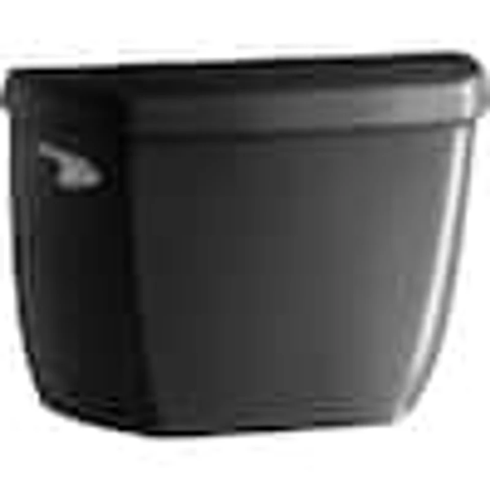 KOHLER Wellworth Classic 1.0 GPF Single Flush Toilet Tank Only in Black ...