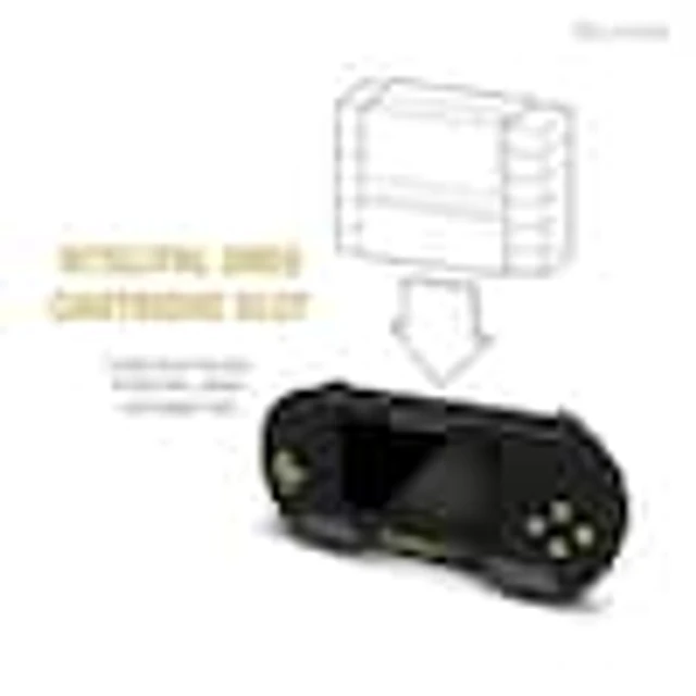 HYPERKIN SupaBoy Black Gold Portable Pocket Console for Super NES 