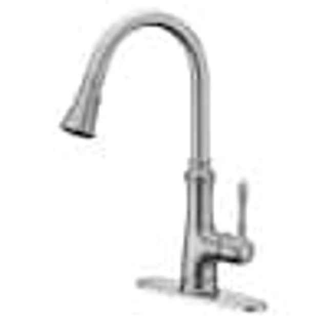 ANZZI Luna Single-Handle Pull-Down Sprayer Kitchen Faucet in 