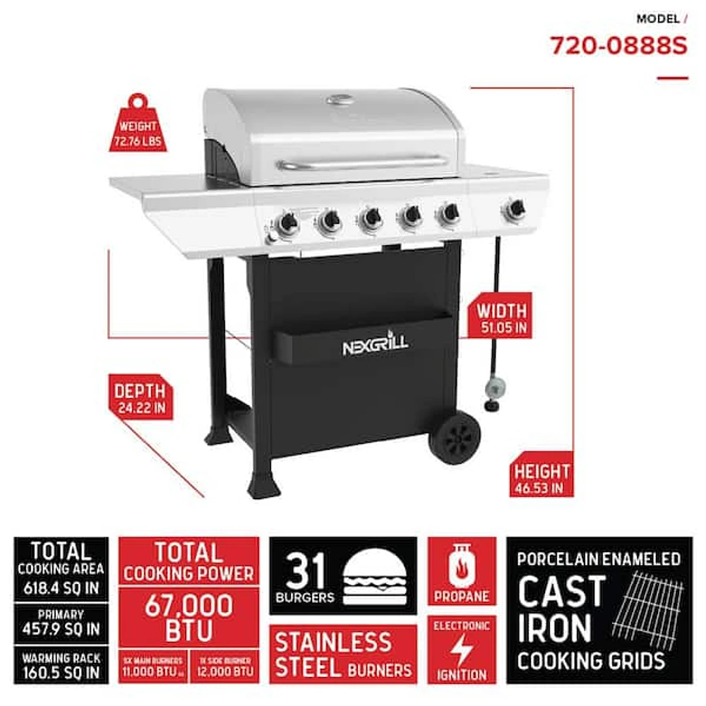 Nexgrill 5 burner hotsell