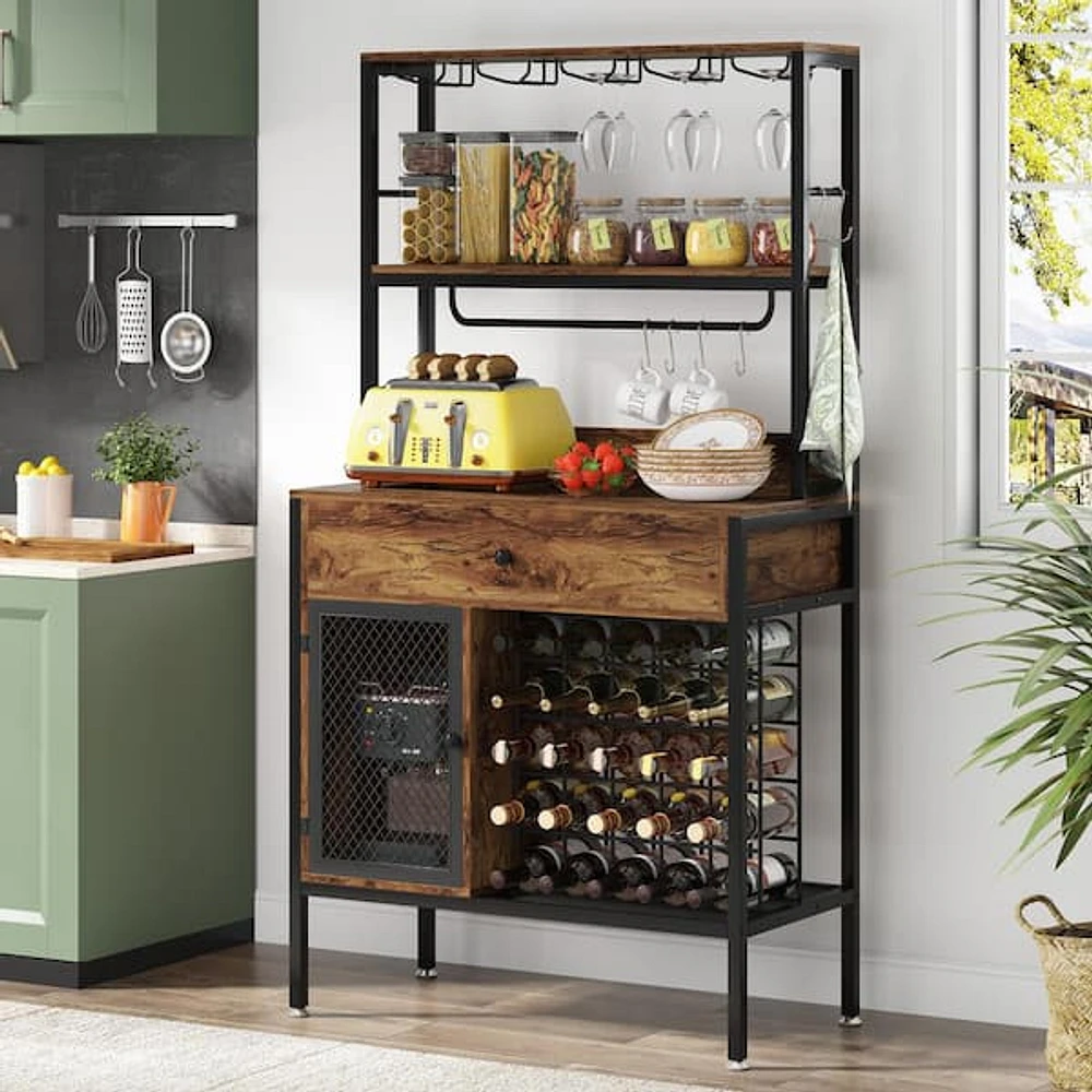 Free standing bar cabinet online