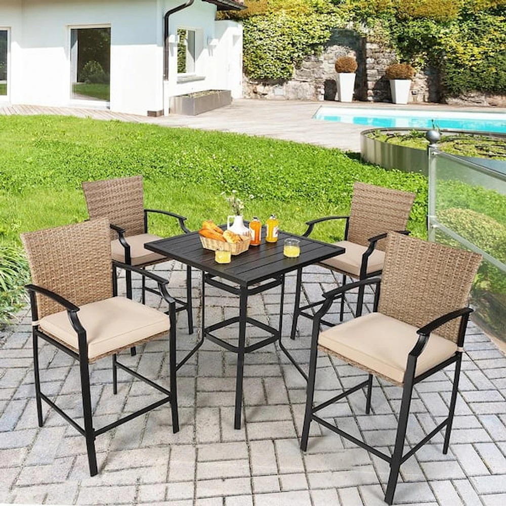 Gymax 5 piece patio set sale