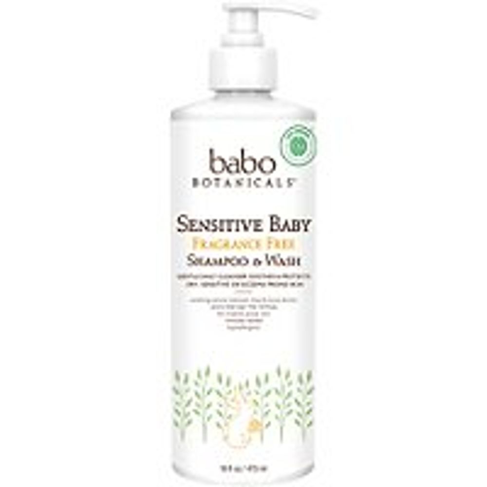 Ulta Babo Botanicals Sensitive Baby Fragrance Free Shampoo & Wash For