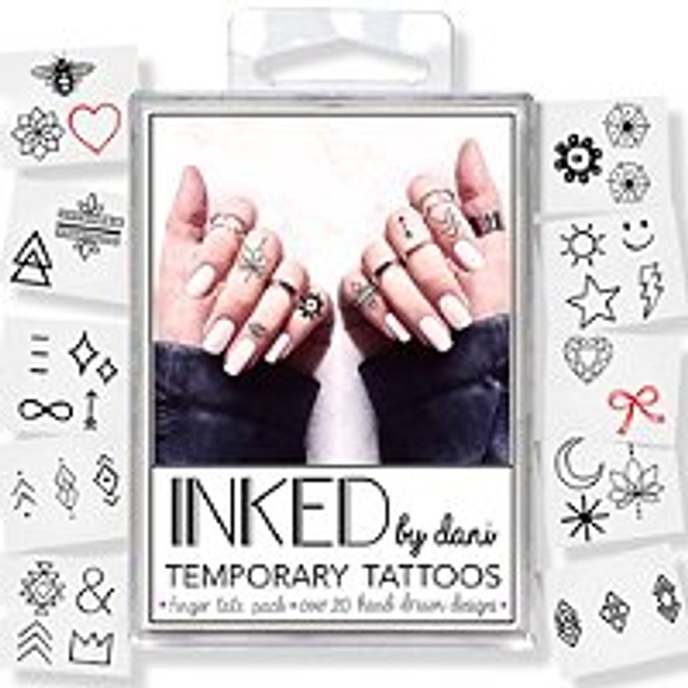 Ulta Inked by Dani Temporary Tattoos Finger Tats Pack Mall of America®