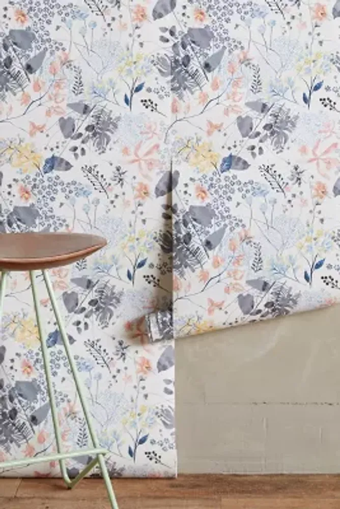York Wallcoverings Anthropologie Rose Petals Wallpaper The Summit at