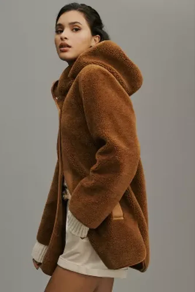 Teddy 2025 coat anthropologie