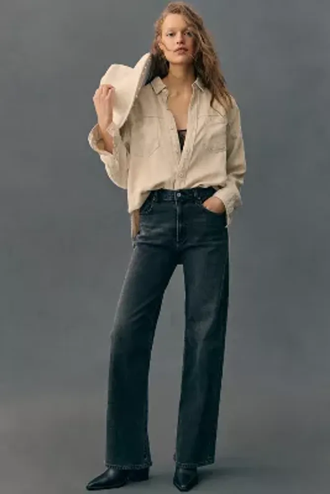 AGOLDE Harper High Rise Wide Leg Jeans The Summit at Fritz Farm