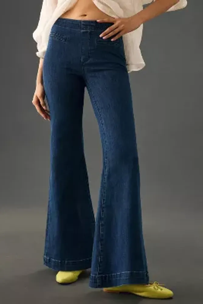 Pilcro high rise flare hot sale jeans