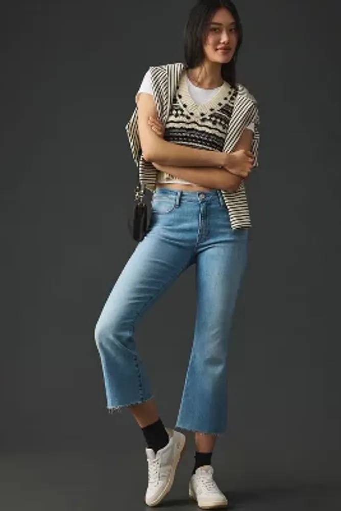 Frame cropped 2025 flare jeans