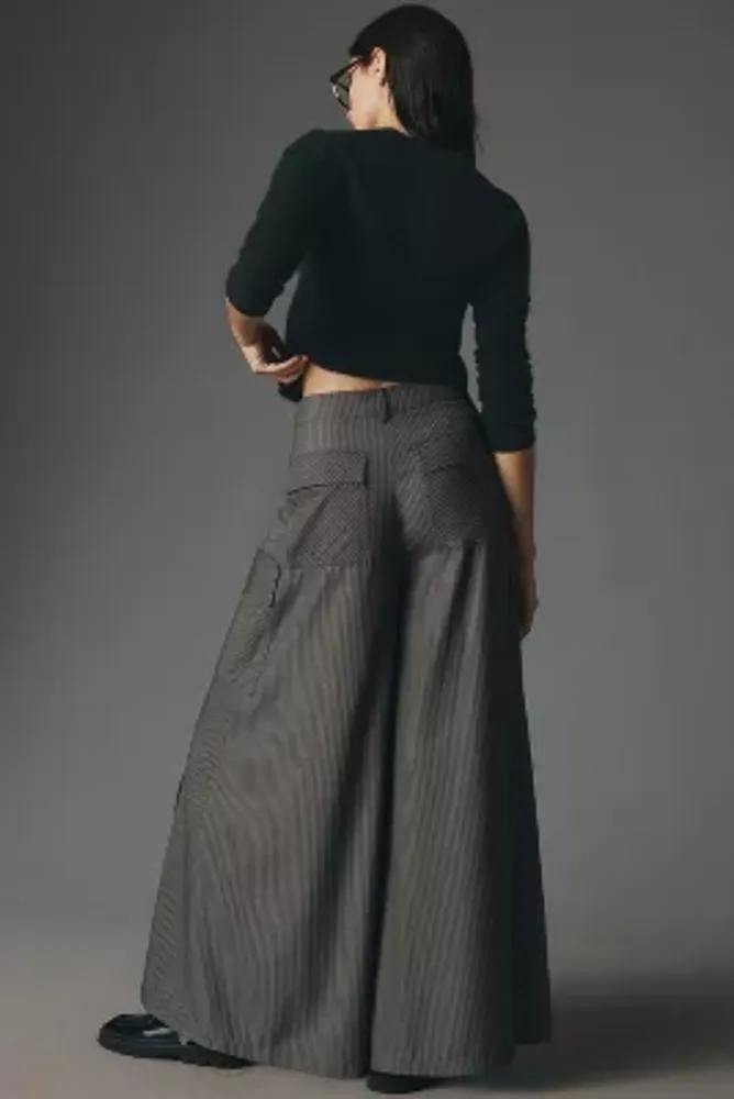 Ultra wide leg trousers sale