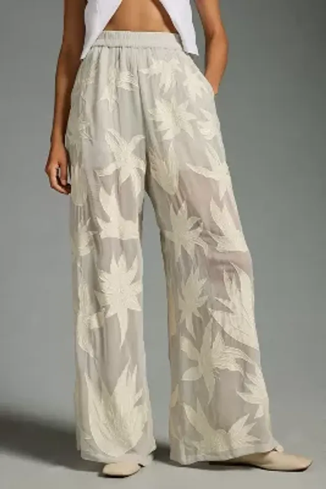 Lusana Cici Wide-Leg Pants | Bethesda Row