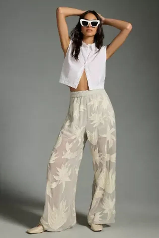 Lusana Cici Wide-Leg Pants | Bethesda Row