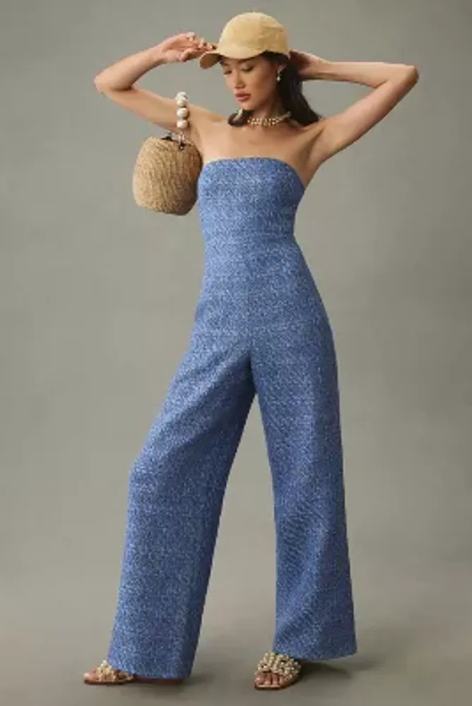 Mare Strapless Wide-Leg Tweed Jumpsuit | Mall of America®