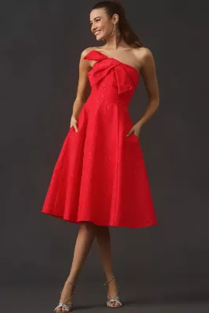 Shoshanna hotsell strapless dress