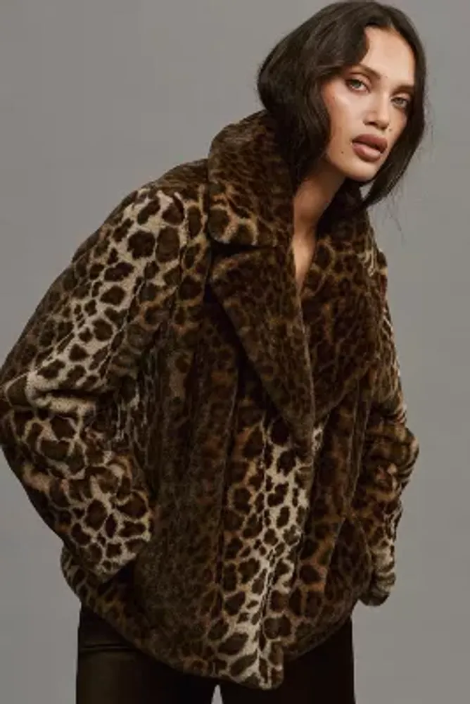 Anthropologie 2024 leopard coat