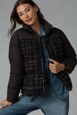 GANNI Mix Puffer Hooded Short Jacket | Bethesda Row