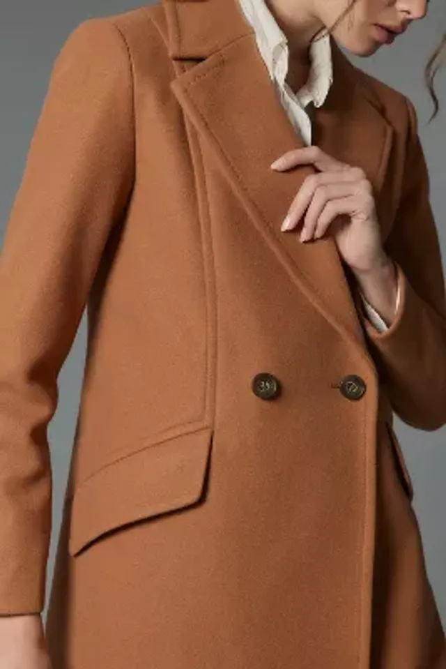 Anthropologie hot sale camel coat