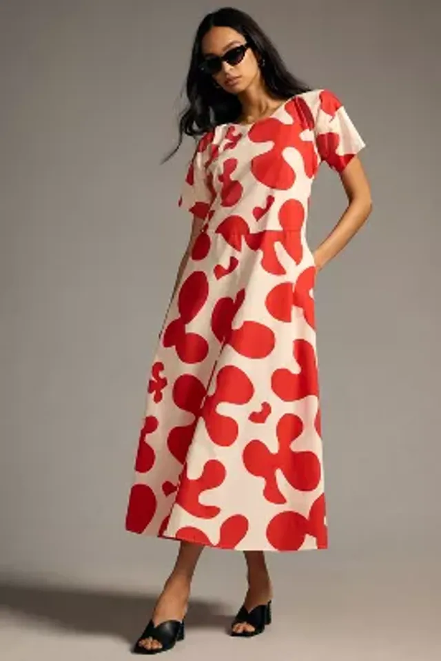Marimekko Fenja Pulloposti Poplin Dress | Bethesda Row