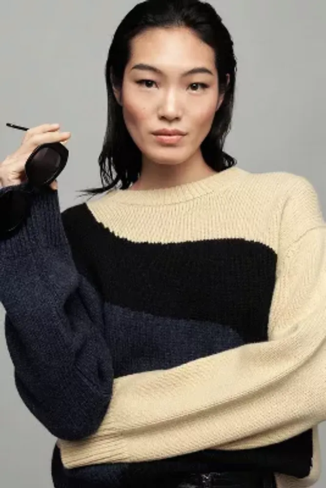 Marimekko Kolonni Seireeni Knit Pullover Sweater | Bethesda Row