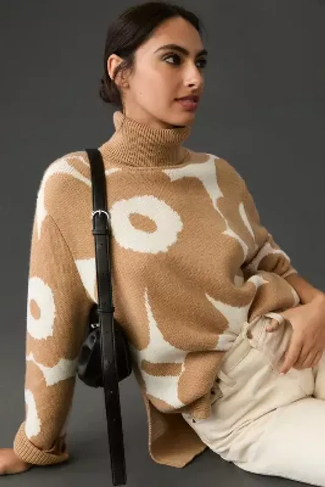 Marimekko Jakala Unikko Jersey Turtleneck Top | Bethesda Row