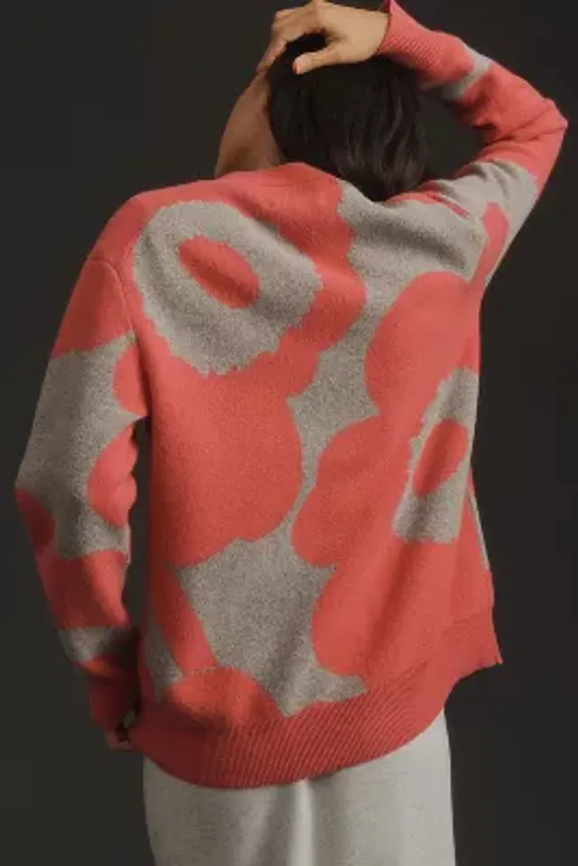 Marimekko Sif Unikko Wool Cardigan Sweater | Bethesda Row