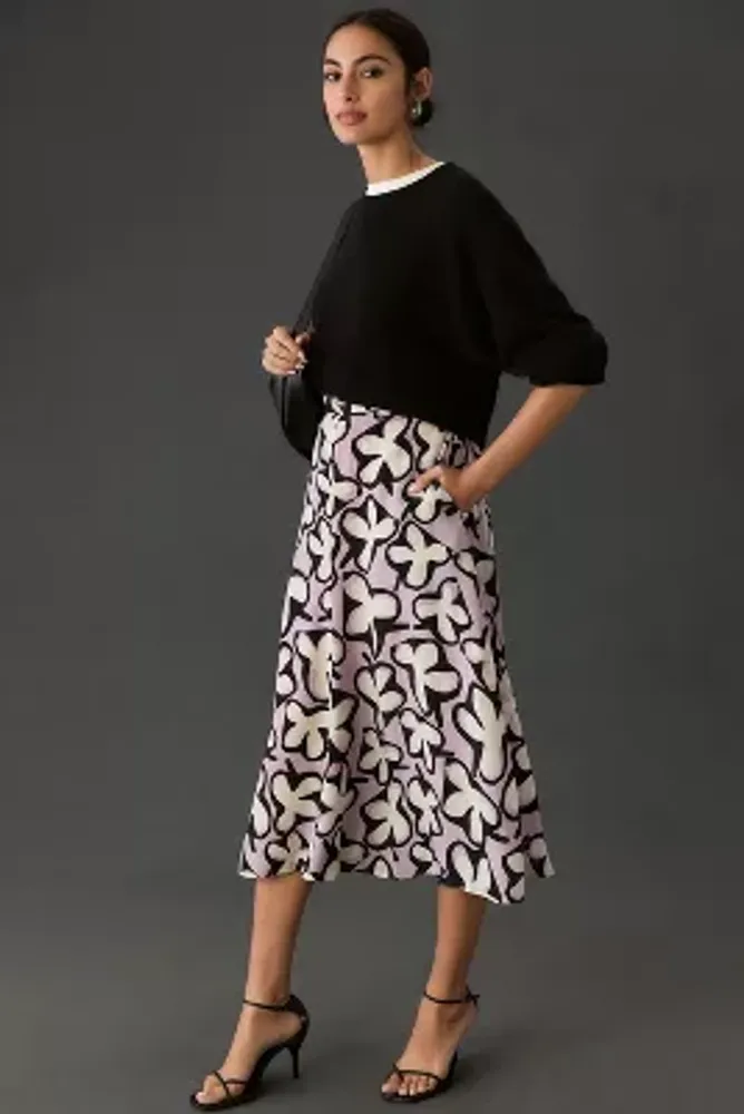 Marimekko Sivellin Patikka Cupro Midi Skirt | Bethesda Row