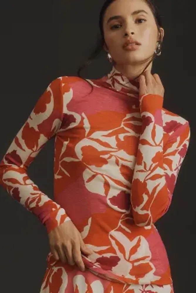 Marimekko Veduta Serenaadi Wool Turtleneck Top | Bethesda Row