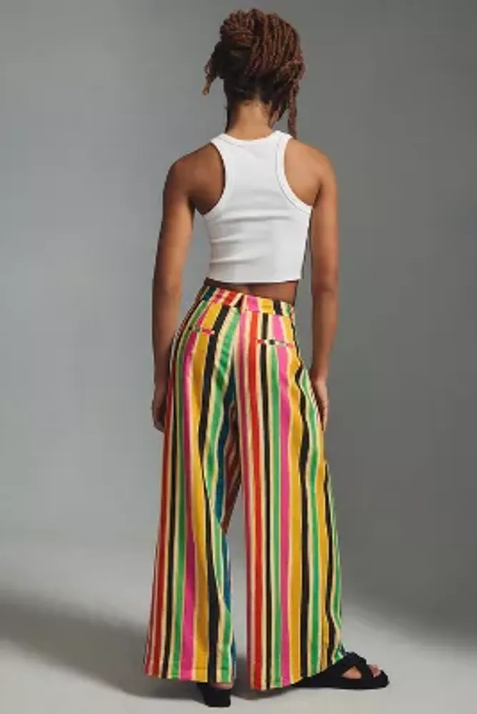 Rainbow clearance striped pants