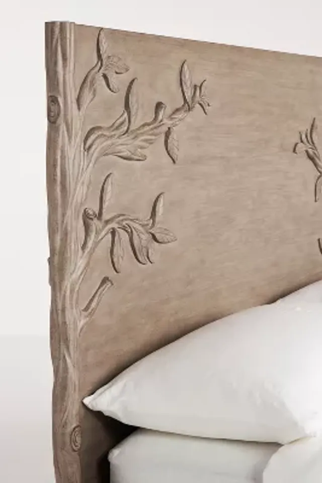 Handcarved menagerie online bed