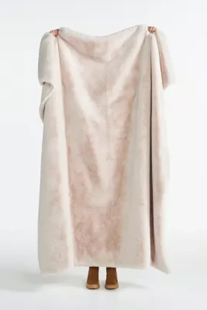 Anthropologie sophie best sale faux fur throw