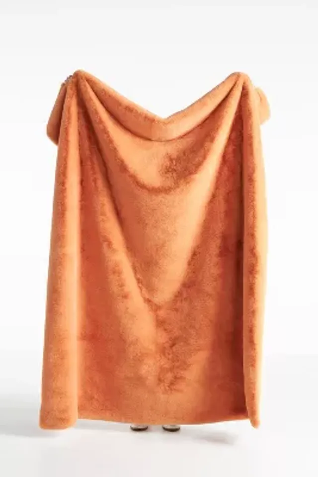 Sophie faux fur throw blanket hot sale