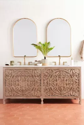 Handcarved lombok store armoire