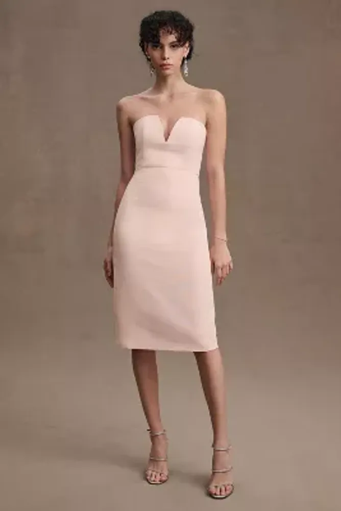 Bhldn hotsell strapless dress