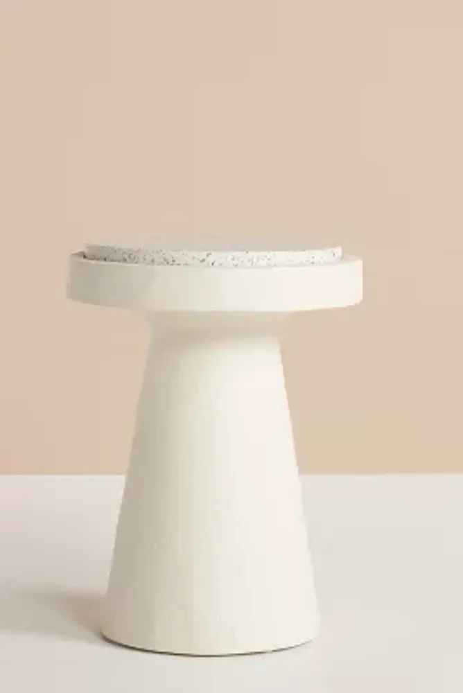 Anthropologie Terrazzo Accent Side Table The Summit at Fritz Farm