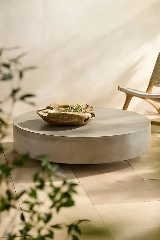 Terrain Concrete Coffee Table, Round | Mall of America®