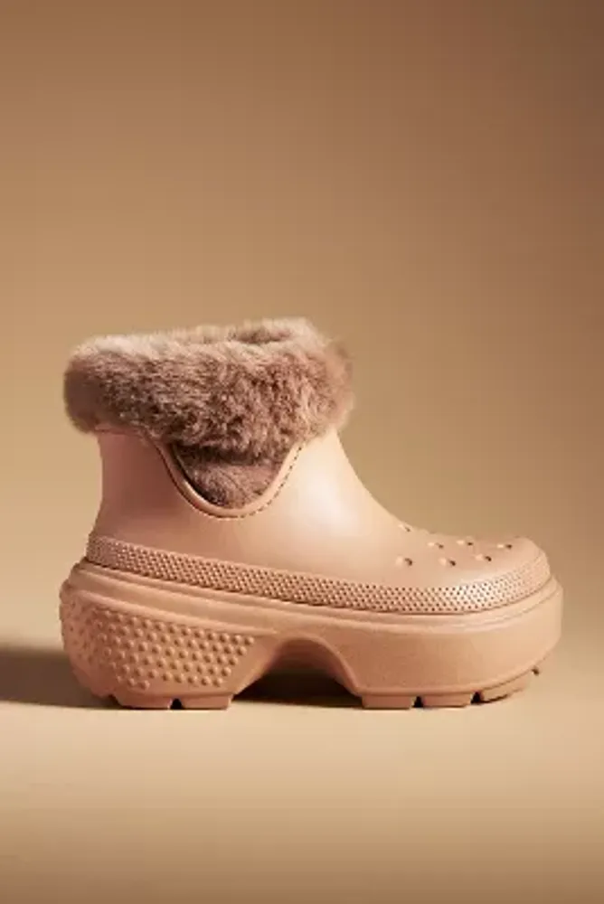 Crocs sale fur boots