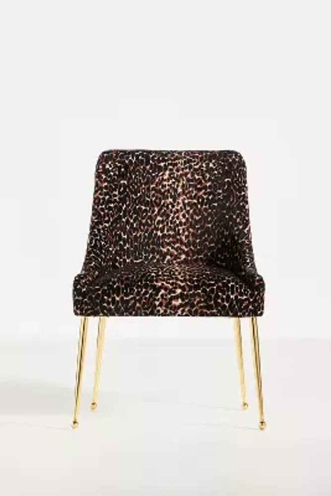 Anthropologie velvet elowen discount chair