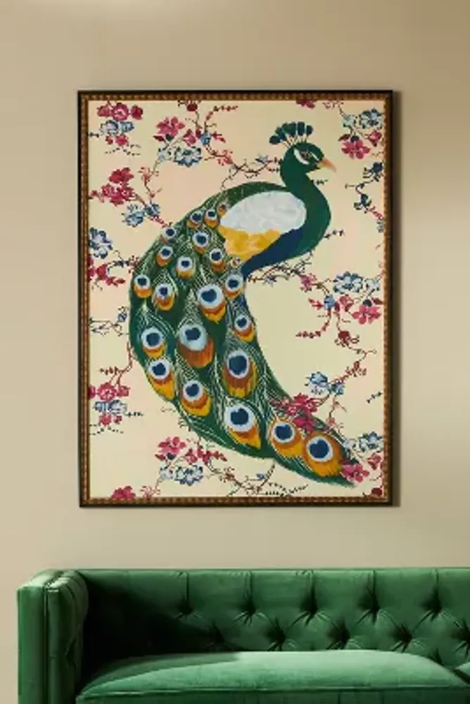 Ruti Shaashua for Artfully Walls Peacock Wall Art | The Summit at