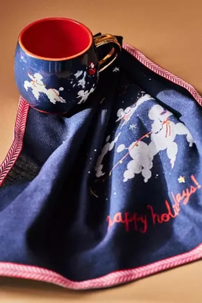 Louise Pretzel Dashing Poodles Holiday Mug Mall of America®