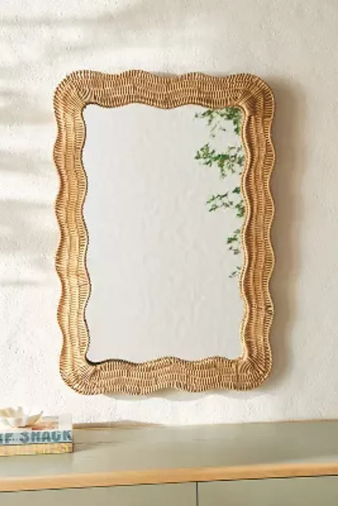 Anthropologie Scalloped Linden Mirror The Summit at Fritz Farm