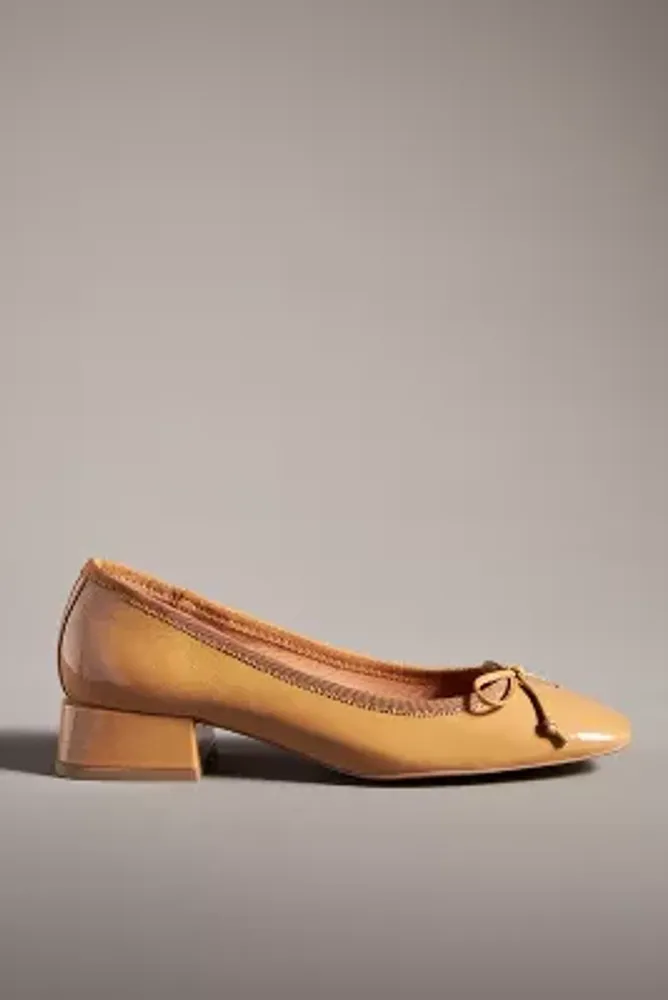 Heeled on sale ballet flats