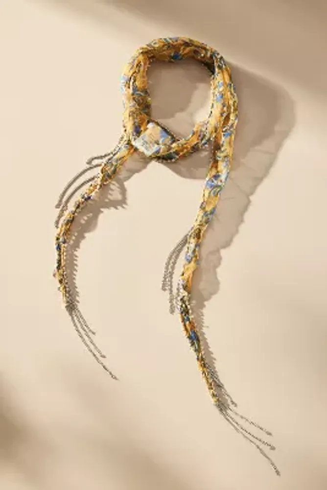 Chan Luu Floral Scarf Necklace The Summit at Fritz Farm