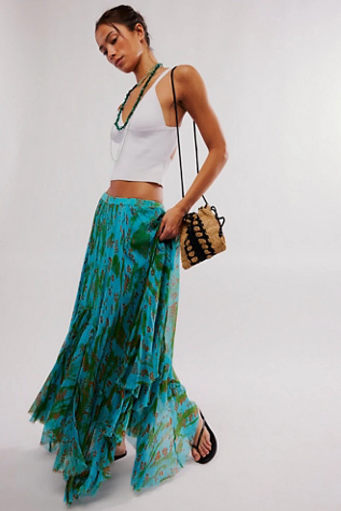 Free People ★ FP One Clover Printed Skirt Free People Printed Clover Skirt | Bloomingdale's