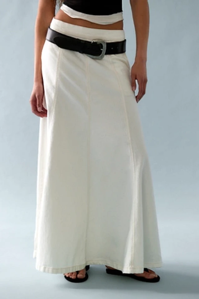 We The Free Catch Sun Denim Maxi Skirt at MarketFair Shoppes