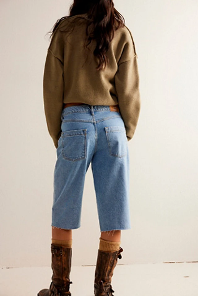 Free People ★ We The Free Illusions Printed Relaxed Jeans We The Free Illusions Printed Relaxed Jeans – Silver Accents