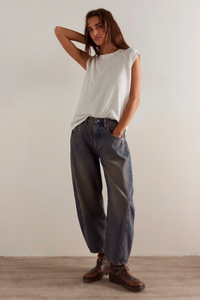 Free People ★ We The Free ★ CRVY Barrel Jeans CRVY Venus Barrel Jeans | Free People