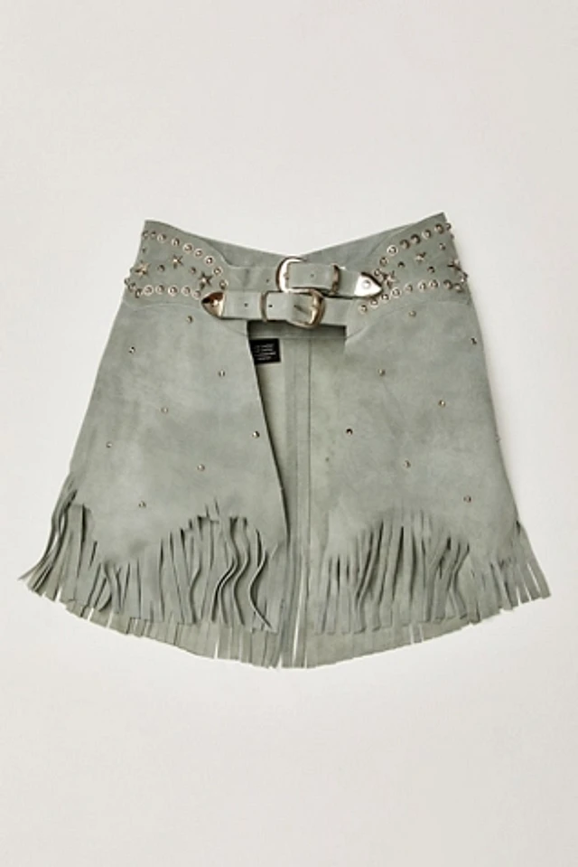 Understated Leather Paris Texas Maxi Skirt Belt | Pacific City