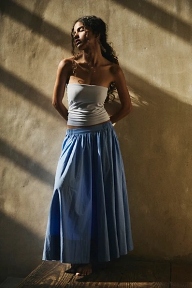 Free-est Lowen Striped Midi Skirt at MarketFair Shoppes in