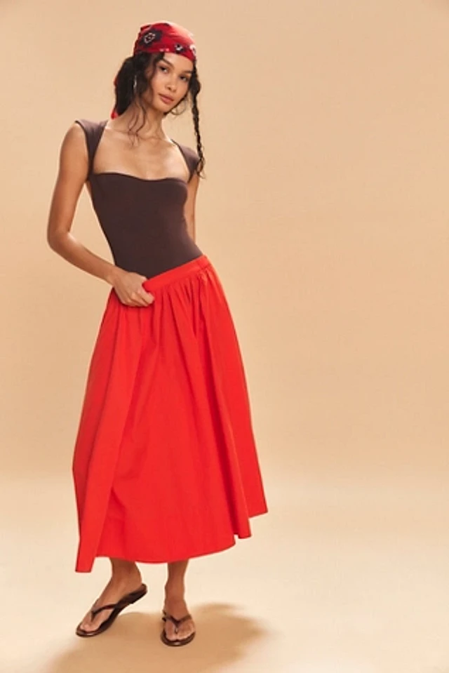 Free-est Lowen Midi Skirt | Pacific City
